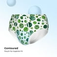 Boys Underwear Abstract green Polka Dots Comtfy Cotton Teens Boys