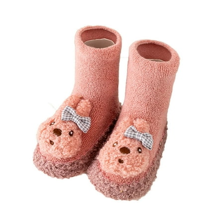 

NECHOLOGY Cool Shoes for Boys Toddle Footwear Winter Toddler Shoes Soft Bottom Indoor Toddler Girl Shoes Size 4 Shoes Pink 12 Months