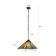 thumbnail image 2 of CHLOE Lighting Firman Tiffany-Style 1-Light Mission Ceiling Pendant 12" Shade, 2 of 9