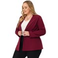 thumbnail image 2 of Blazers de talgrande pamujer con botones y solacon muescas paoficiborgo3X, 2 of 5