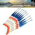 thumbnail image 3 of 10pcs Carp Fishing Floats Set Buoy Bobber Stick Compatible With Fish Tackle 0.6g, 3 of 5