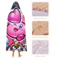 thumbnail image 4 of Kirby Star Allies Poster Hooded Blanket Soft Warm Cloak Wearable Blanket Hoodie For Kids Adult Cozy Flannel Fleece Bedding Throw Hooded Blanket, 4 of 7
