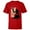 Red, variant on Kingdom of the Planet of the Apes Proximus Caesar with Logo- Short Sleeve T-Shirt for Kids - Customized-Royal