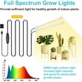 thumbnail image 2 of .LED Grow Light Strips LEDs Plant Lights for Indoor Plants Full Spectrum K with Timer Hrs Dimmable Levels Grow Lamp for Hydroponics Succulent，, 2 of 7