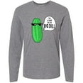 thumbnail image 3 of Inktastic I'm Kind of a Big Dill Pickle with Sunglasses Long Sleeve T-Shirt, 3 of 5