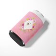 thumbnail image 3 of Carolines Treasures CK4229CC Japanese Spitz Pink Flowers Can or Bottle Hugger Can Hugger multicolor, 3 of 5