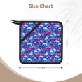 thumbnail image 3 of Honeii blue Skull purple flower for Silicone Trivets for Hot Pots and Pans -Trivet Mat - Heat Resistant Silicone Trivet - Hot Plate Mats, 3 of 8