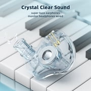KBEAR KS1 in Ear Monitor Bass Earbuds Wired Earbuds,Clear Sound Stereo Headphones, Vocals Forwards High Resolution Noise Canceling Earphones,Dual Magnectic Circuit Dynamic Detachable Cable