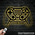 thumbnail image 4 of Craftnamesign Custom Game Controller Metal Art, Custom Name Sign Home Decor, 4 of 5