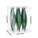 thumbnail image 4 of Colgantes De Plástico 6 Bolas Navideñas De Galvanoplastia Extraterrestre De 16cm Para Colgar En El Árbol, Color Verde Rkxzt, 4 of 9