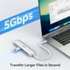 thumbnail image 5 of Hub USB C MoKin 7 en 1 con HDMI, SD/TF, puerto de datos PD de 100 W, 5 of 7
