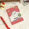 thumbnail image 1 of Feltree Christmas Mini Notebook Portable Pocket 62 Pages Cute Cartoon Rubber Sleeve for Students Daily Notes and Gift, 1 of 7