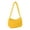 Yellow, variant on Women's Fashion Leather Hobo Shoulder Bag Solid Color Casual Underarm Purse With Single Strap Zipper Closure Lightweight Trendy Crossbody Bags For Daily Work Travel
