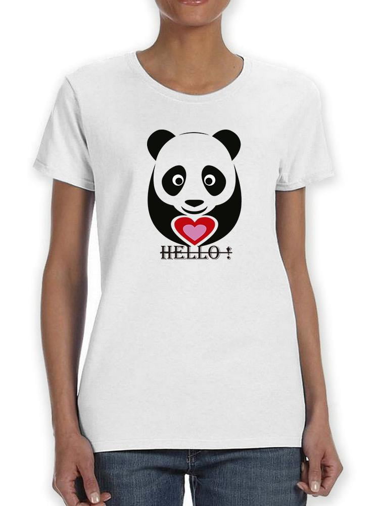 Cute Hello Panda design' Women's Premium T-Shirt