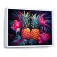 thumbnail image 2 of Designart "Nectar From A Neon Pineapple" Pineapples Floater Framed Wall Art Prints, 2 of 5