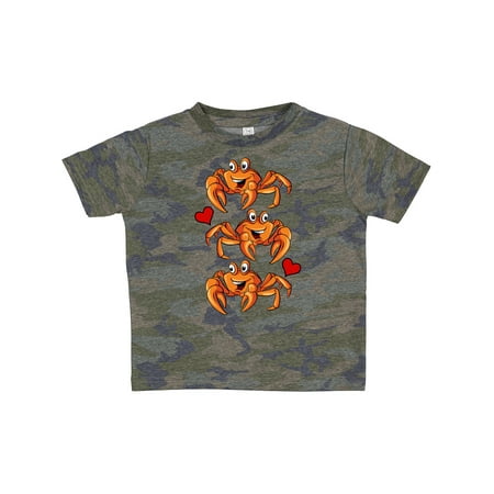 

Inktastic Crab Lover Cute Beach Gift Toddler Boy or Toddler Girl T-Shirt