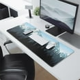 thumbnail image 2 of Large Non-Slip Mouse Mat with Forest Design - XL Desk Pad with Stitched Edges for Durability and Long Gaming Sessions - 31.5 x 11.8 inches, 2 of 7