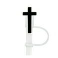 thumbnail image 1 of Glass & Bottle Accessory for StanleCup – Reusable Silicone Straw Cover Topper with Biblical Design 80mm Lid Compat Lids & Cap Protector for Drinking Tips, 1 of 3