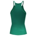 thumbnail image 4 of FashionMille Women Regular Fit Casual Basic Active High Neck Ribbed Tank Top, 4 of 5