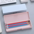 thumbnail image 6 of Office&Craft&Stationery under $5,Pencil Box Plastic Pencil Box Pencil Box Hard Pencil Case Crayon Box With Snap Tight Lid Plastic Pencil Boxes Stackable Design Supplies Storage Organi, 6 of 9