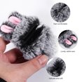 thumbnail image 2 of TABLZONE Soft Plush Headphone Cover for Earphones, Comfortable Protective Case in Grey, and Lightweight Design, 2 of 7