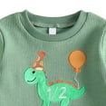 thumbnail image 6 of Xyant Baby Boy Clothes Fall Winter Outfits Long Sleeve Dinosaur Sweatshirts Tops+Pants Set 2 Piece,Size 6-12 Months, 6 of 9