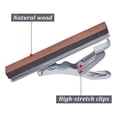 thumbnail image 3 of 4 Piezas de Clip de Corbata de Madera para Hombres, Barra de Corbata Natural, Pasador de Corbata de Madera Personalizado de Moda para Bodas, Aniversarios y Negocios, 3 of 7