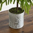 thumbnail image 3 of Nearly Natural 20in. Artificial Real Touch Down Swept Norfolk Island Pine, 3 of 8