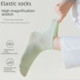 thumbnail image 4 of Calcetines sin huesos para niños, calcetines blancos hasta la mitad de la pantorrilla, calcetines finos cortos de primavera y verano, calcetines deportivos de macramé de algodón peinado, 4 of 5