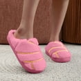 thumbnail image 7 of Gubotare Slippers Women Women's Quilted Single Band Slide Slippers Size 6 (Hot Pink,6), 7 of 7