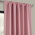 thumbnail image 2 of Half Price Drapes Precious Pink Room Darkening Curtains for Bedroom (1 Panel), 50W X 108L, 2 of 6