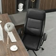 thumbnail image 6 of High Back Office Desk Chair,Ergonomic Reclining Office Chair,Modern Swivel Computer Chair,Conference Room Chairs,Black Leather Chair with Lumbar Support,330lbs (Pure Black), 6 of 15
