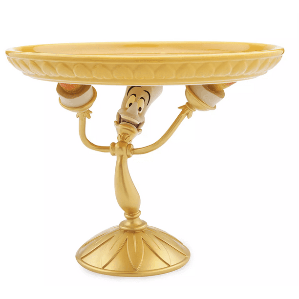 Disney Beauty and the Beast Lumiere Deluxe Serving Platter Cake Stand