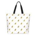 thumbnail image 1 of Disketp Gold Rabbit Bolsa Tote Estampada para Mujer, Bolso de Hombro y de Mano para Compras y Viajes, 1 of 8