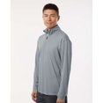 thumbnail image 2 of AllPro 41870 Pro-Lock Performance Quarter-Zip Pullover-Heather Steel-4XL, 2 of 6