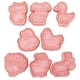 thumbnail image 1 of WORGEOUS 1 Juego de moldes de plástico para galletas con forma de Animal, moldes para hornear, sellos reutilizables para galletas, cortadores de galletas, 1 of 8