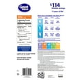 thumbnail image 6 of Great Value LED Light Bulb, 5 Watts (40W Eqv.) A15 Ceiling Fan Frosted Lamp E12 Base, Dimmable, 2-Pack,Soft White, 6 of 8