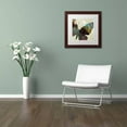 thumbnail image 3 of Trademark Fine Art "Butterfly Brocade IV" Canvas Art by Color Bakery White Matte, Wood Frame, 3 of 4