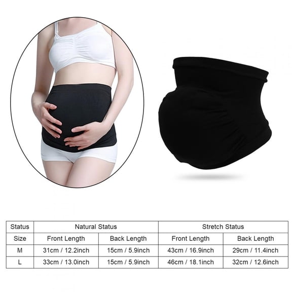 Women Maternity Pregnancy Belly Tummy Support Belt Seamless Elastic Band Prenatal Care, Pregnancy Belt, Maternity Support