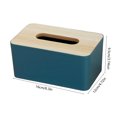 thumbnail image 3 of Funda para caja de pañuelos de cartón compuesto para mesa de centro de sala de estar – Soporte de plástico con tapa estilo cajón para escritorio de oficina, baño o mesita de noche, 3 of 6