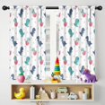 thumbnail image 5 of Blackout Kids Curtains,White Cartoon Dinosaurs Eggs Pattern Childrens Insulated Curtains Set Of 2,Bedroom Essentials,Toddler Room Decor 42"x54", 5 of 5