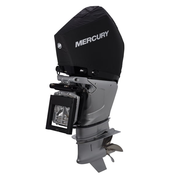 Mercury 8M0228522 4.6L V8 300hp Outboard Vented Splash Cover, Black