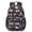 Fireman and Flame, variant on Fireman and Glove White Pattern 17" School Backpacks for Teens,Waterproof Oxford Fabric,S-Shape Padded Straps for School,Travel,Hiking,Camping