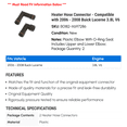 thumbnail image 2 of Heater Hose Connector - Compatible with 2006 - 2008 Buick Lucerne 3.8L V6 2007, 2 of 2