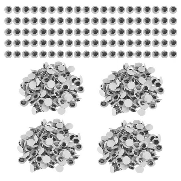 1000 Pieces Eyes Self Adhesive Googly Eyes for DIY Craft Scrapbooking, Festival Craft D mj2893