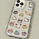 thumbnail image 3 of Funda de teléfono transparente con dibujos animados de Hello Kitty, carcasa de silicona a prueba de golpes para iPhone 15, 14, 13, 12, 11 Pro Max, XR, XS, X, 8, 7, 6, 6S Plus, SE 2020, 3 of 5