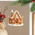 thumbnail image 5 of Aufmer 4 Pcs Festive Cabin Themed Ornaments, Acrylic Winter Village Decorations, Christmas Tree Hanging Accents, Elegant Seasonal Home Display(Multicolor), 5 of 6
