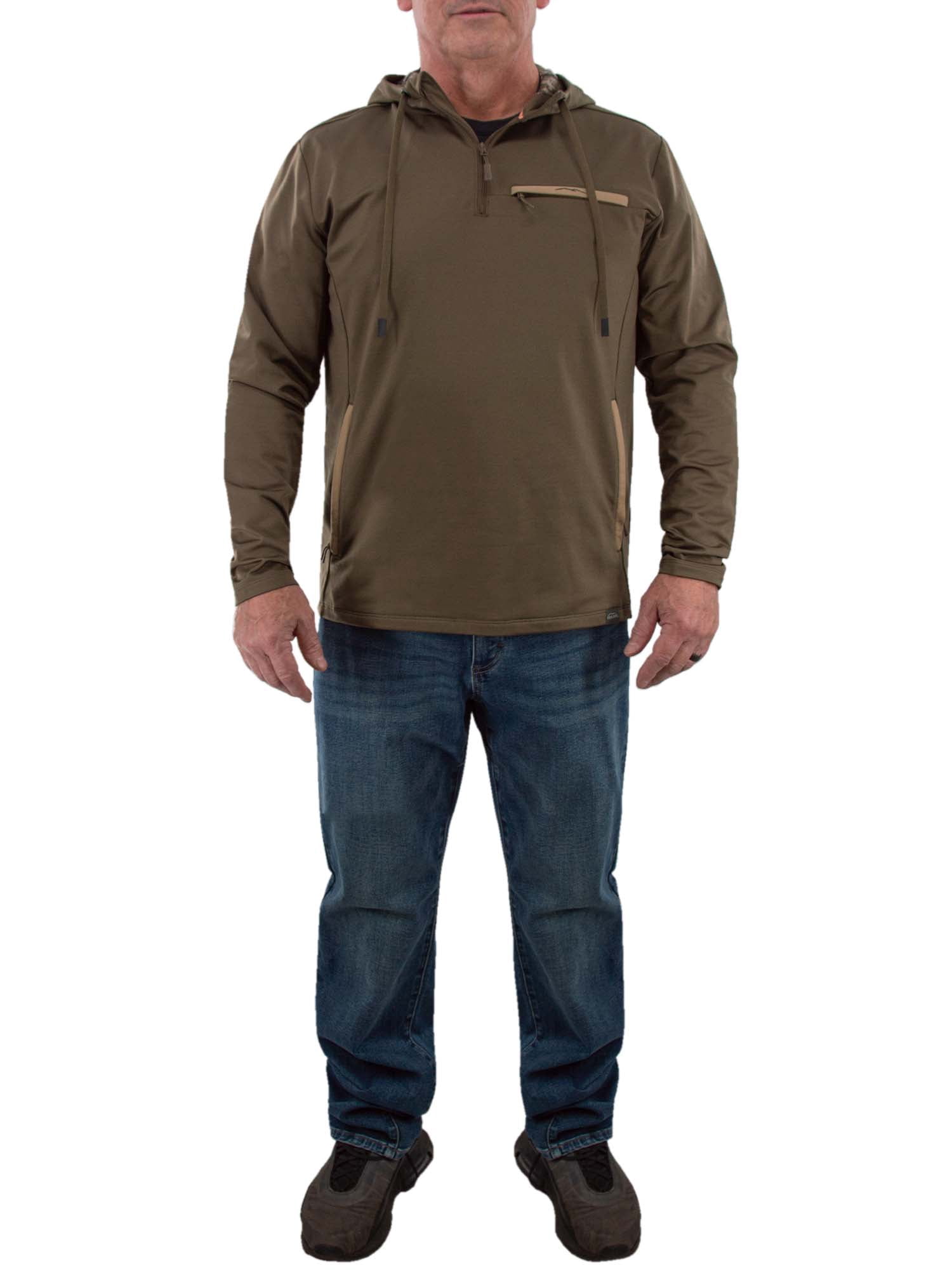 Tekari Men's Axial 1/4 Zip Performance Hunting Hoodie