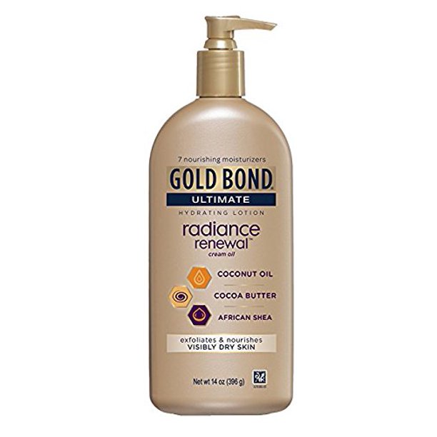 2 Pack Gold Bond Ultimate Hydrating Lotion, Renewal Cream Oil, 14 Oz
