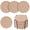 B, variant on Woven Coasters with Holder,8 Pack Heat Resistant Non-Slip Drinking Mats Prevents Surface Scald for Livingroom Office Dormroom Daily Use